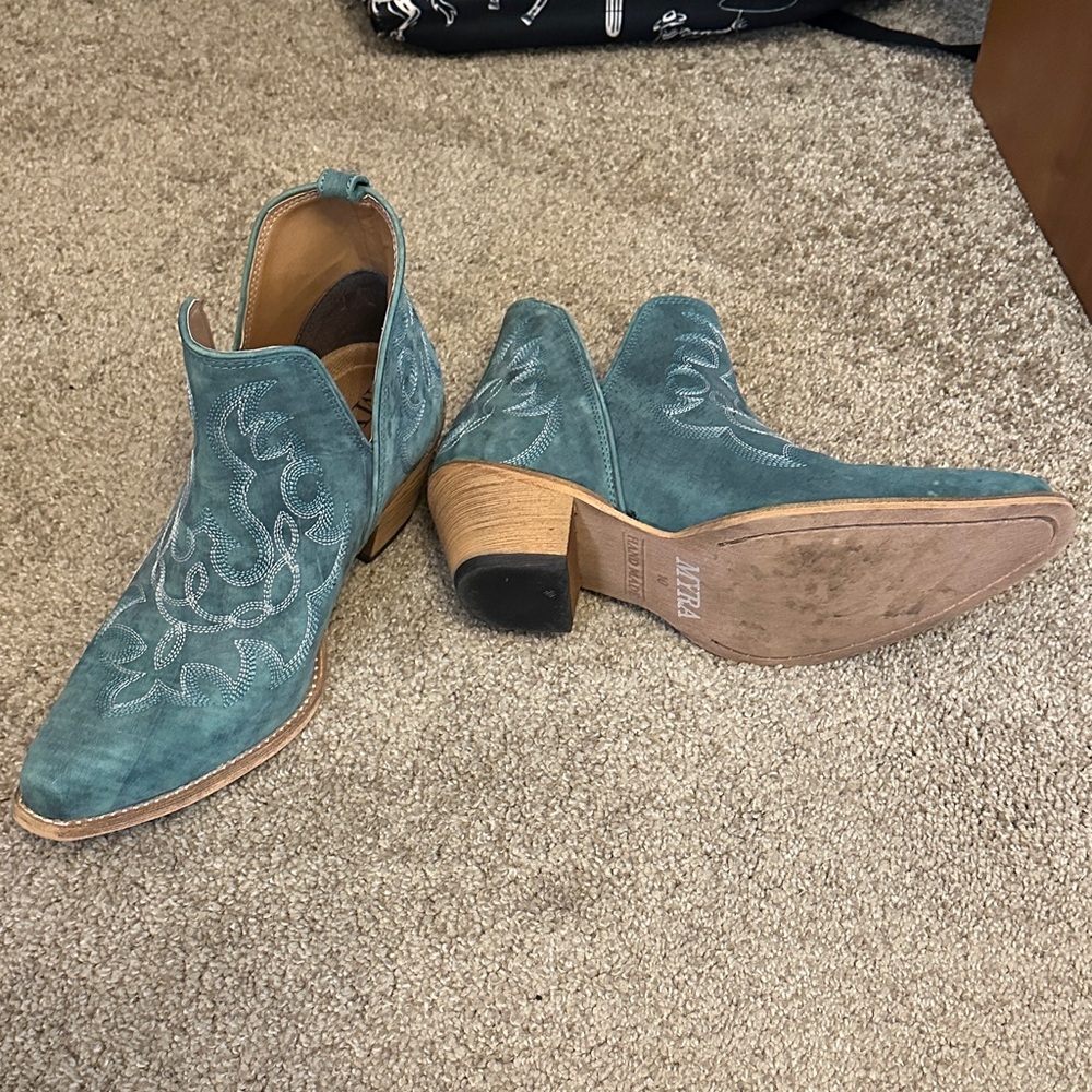 Myra Bag Turquoise Western Boots